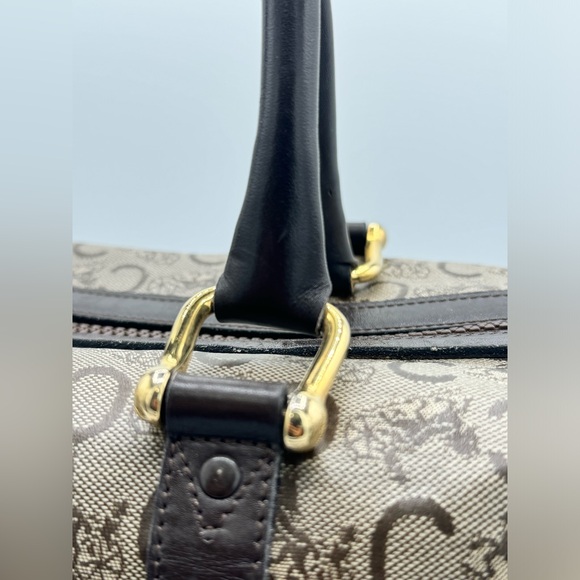 Celine Vintage C Macadam Carriage Boston Handbag EUC - Picture 5 of 16